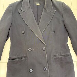 Vintage Michael Kors Women's Navy Jacket
